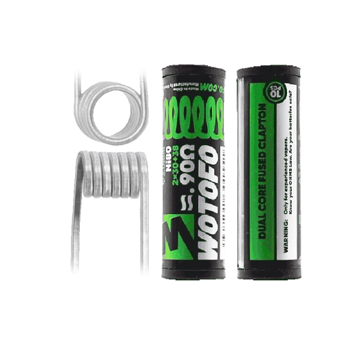 Dual Core Fused Clapton ~0.9ohm N80 3mm - 10pcs