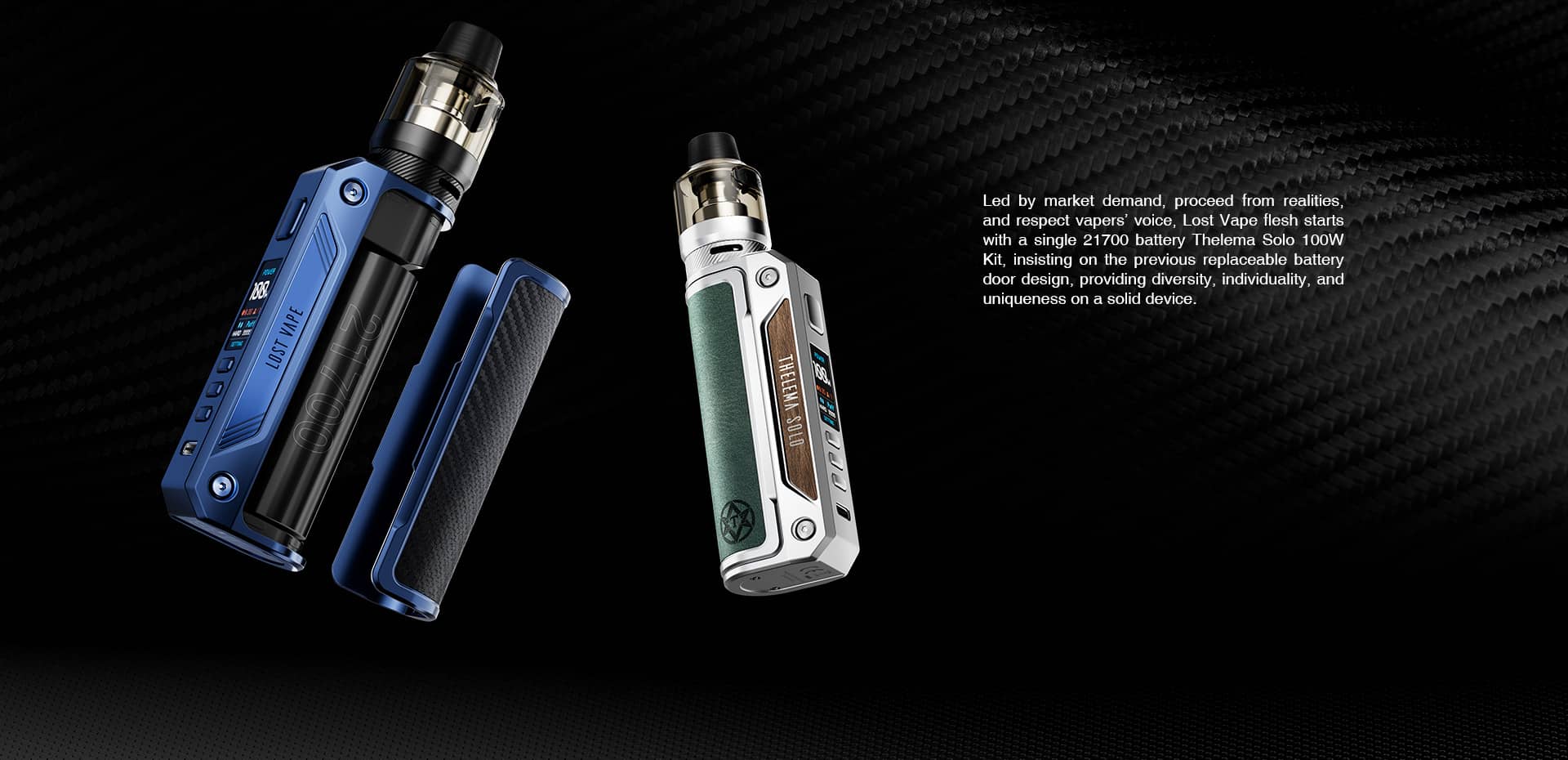 Lost Vape Thelema Solo 100W Mod 21700