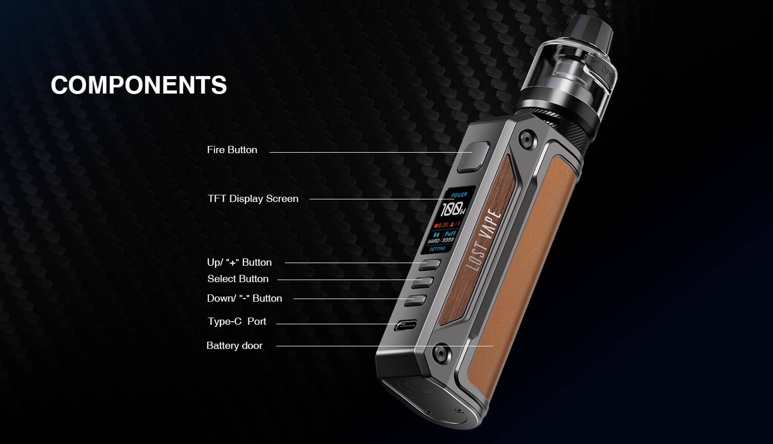 Lost Vape Thelema Solo 100W Mod Banner