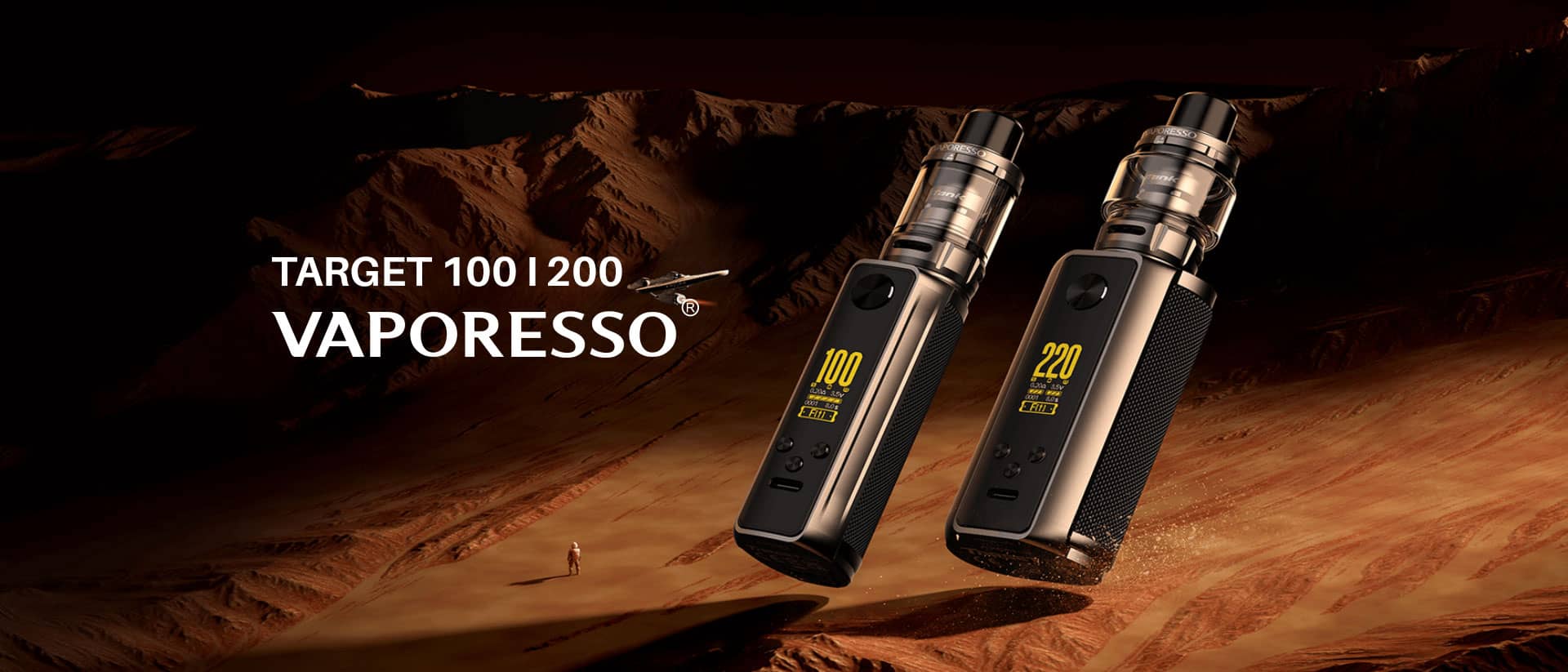 Vaporesso Target 200 Kit Carbon Black Banner