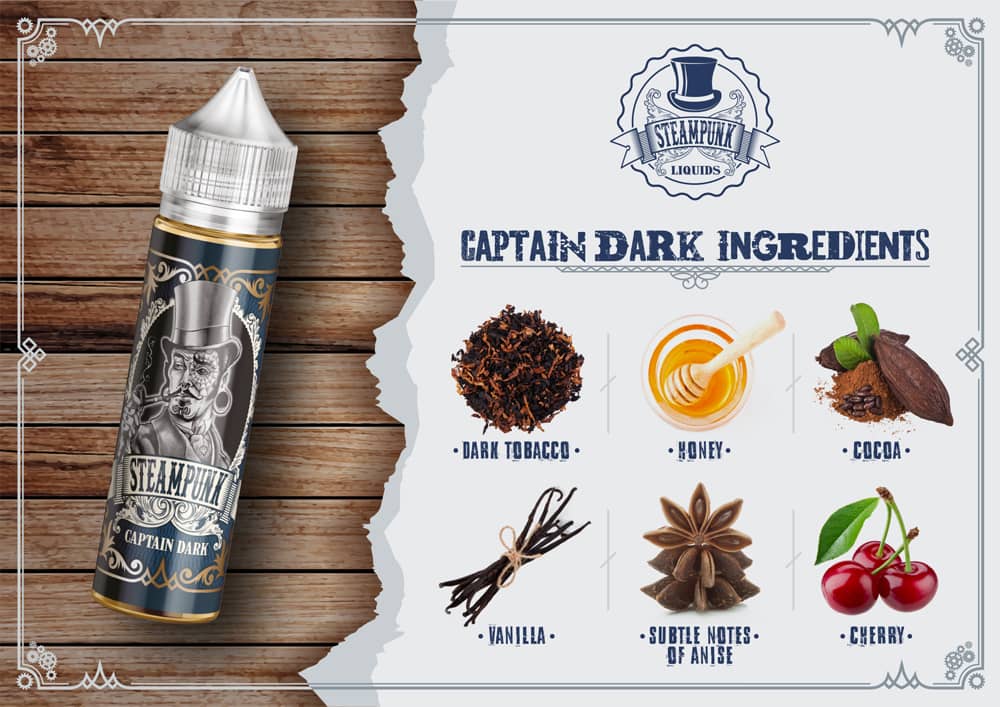 Steampunk Captain Dark 20ml for 60ml