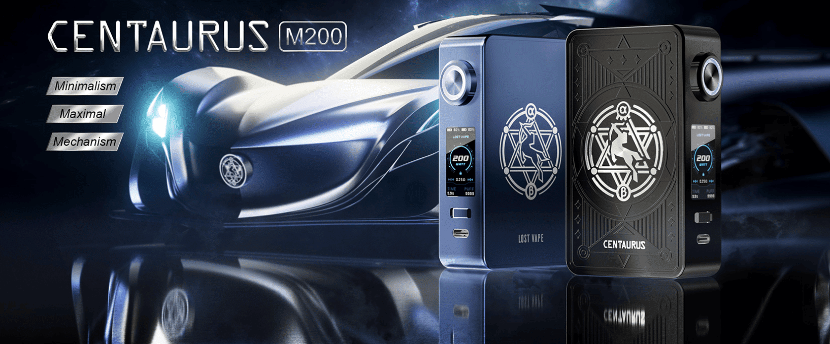 Lost Vape Centaurus M200 Box Mod Banner