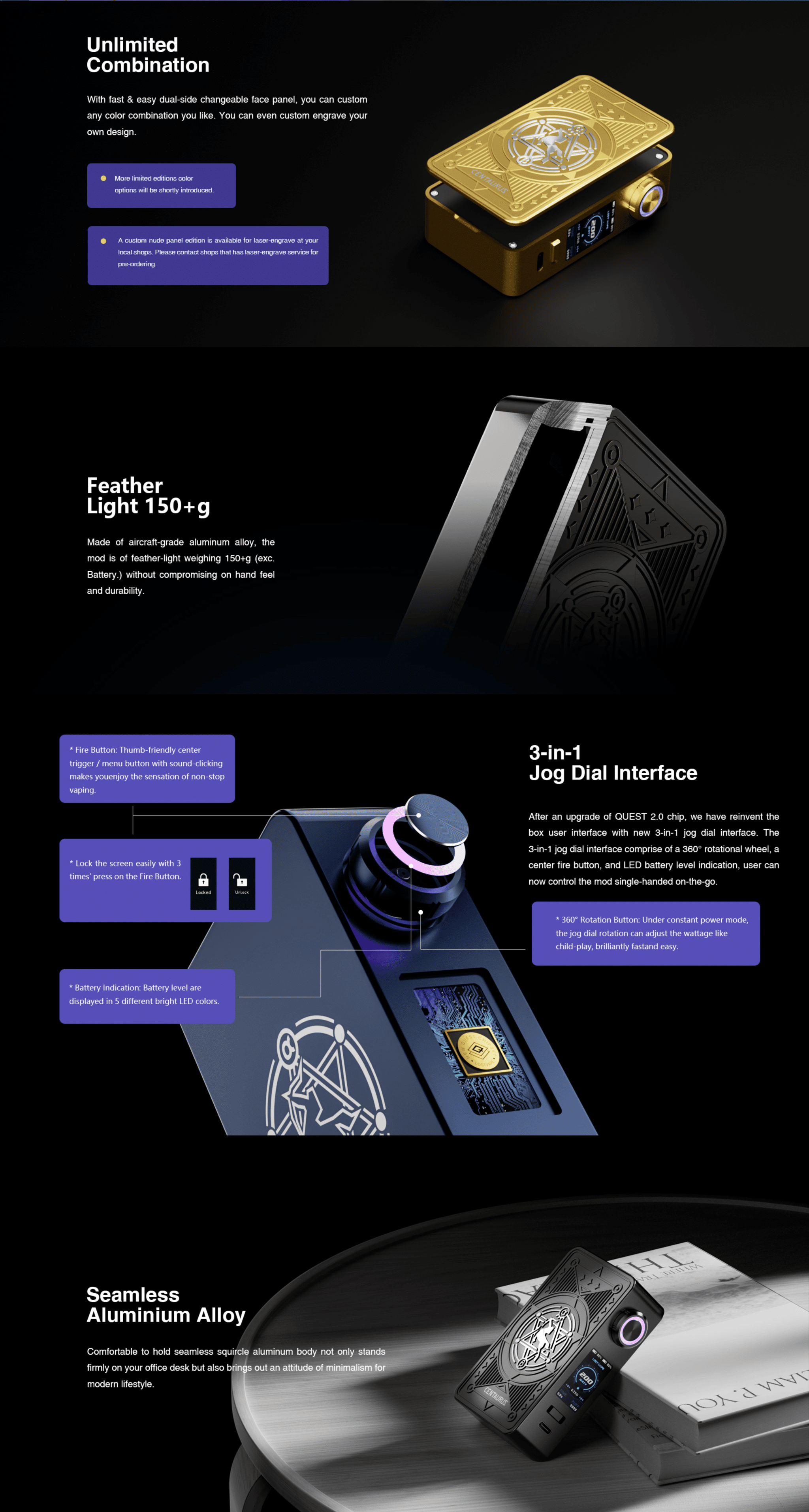 Lost Vape Centaurus M200 Box Mod Banner4