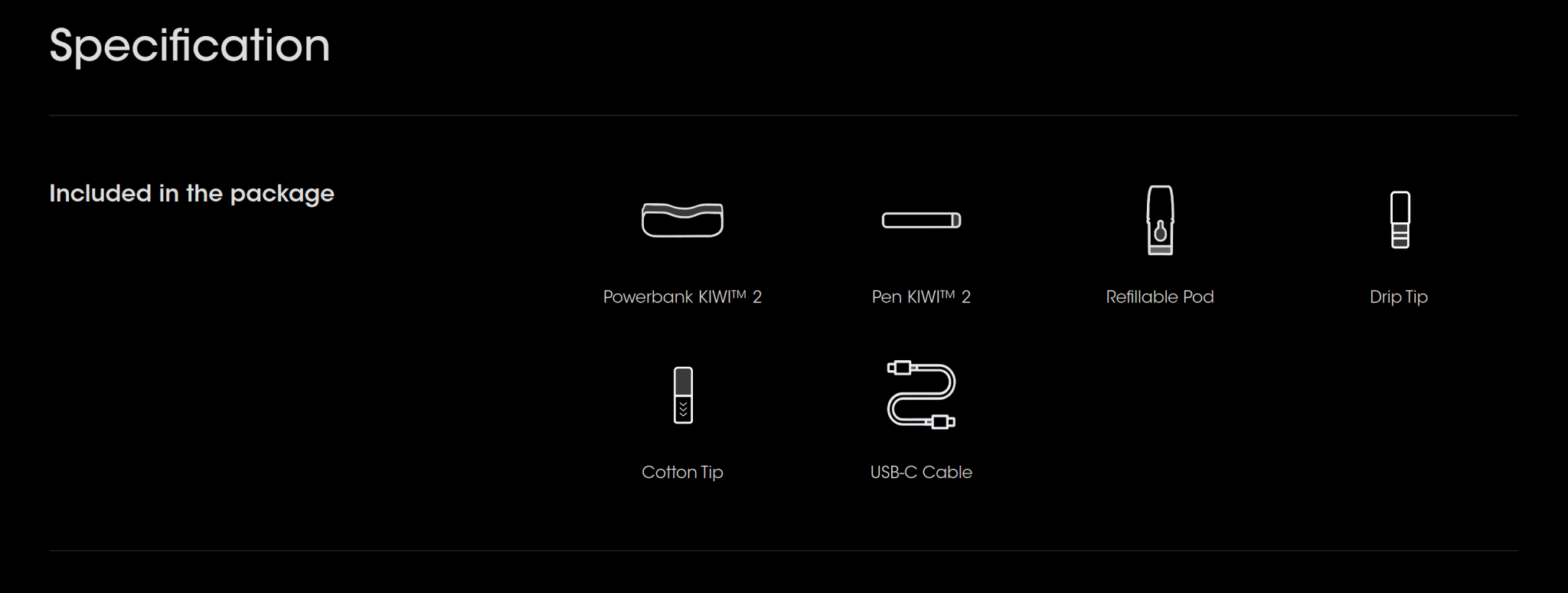 KIWI™ 2 MTL Starter Kit Banner5