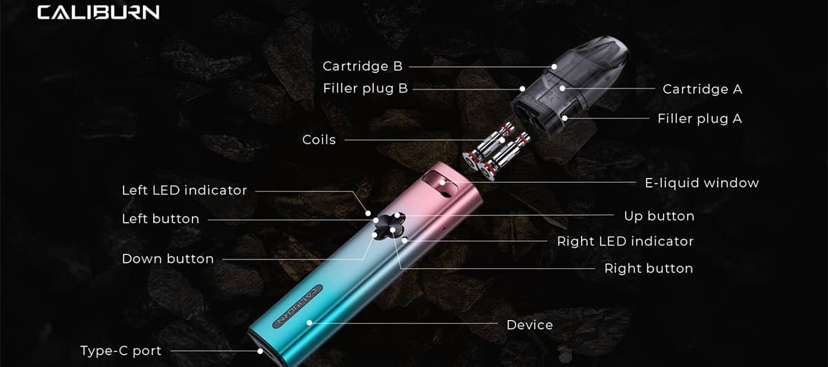 Uwell Caliburn Explorer Pod Kit 1000mAh 4ml Banner2