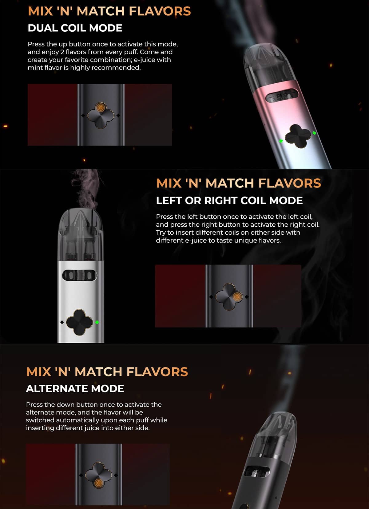Uwell Caliburn Explorer Pod Kit 1000mAh 4ml Banner4