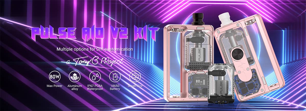 Vandy Vape Pulse AIO V2+Pulse Boro RBA Tank 6ml Banner