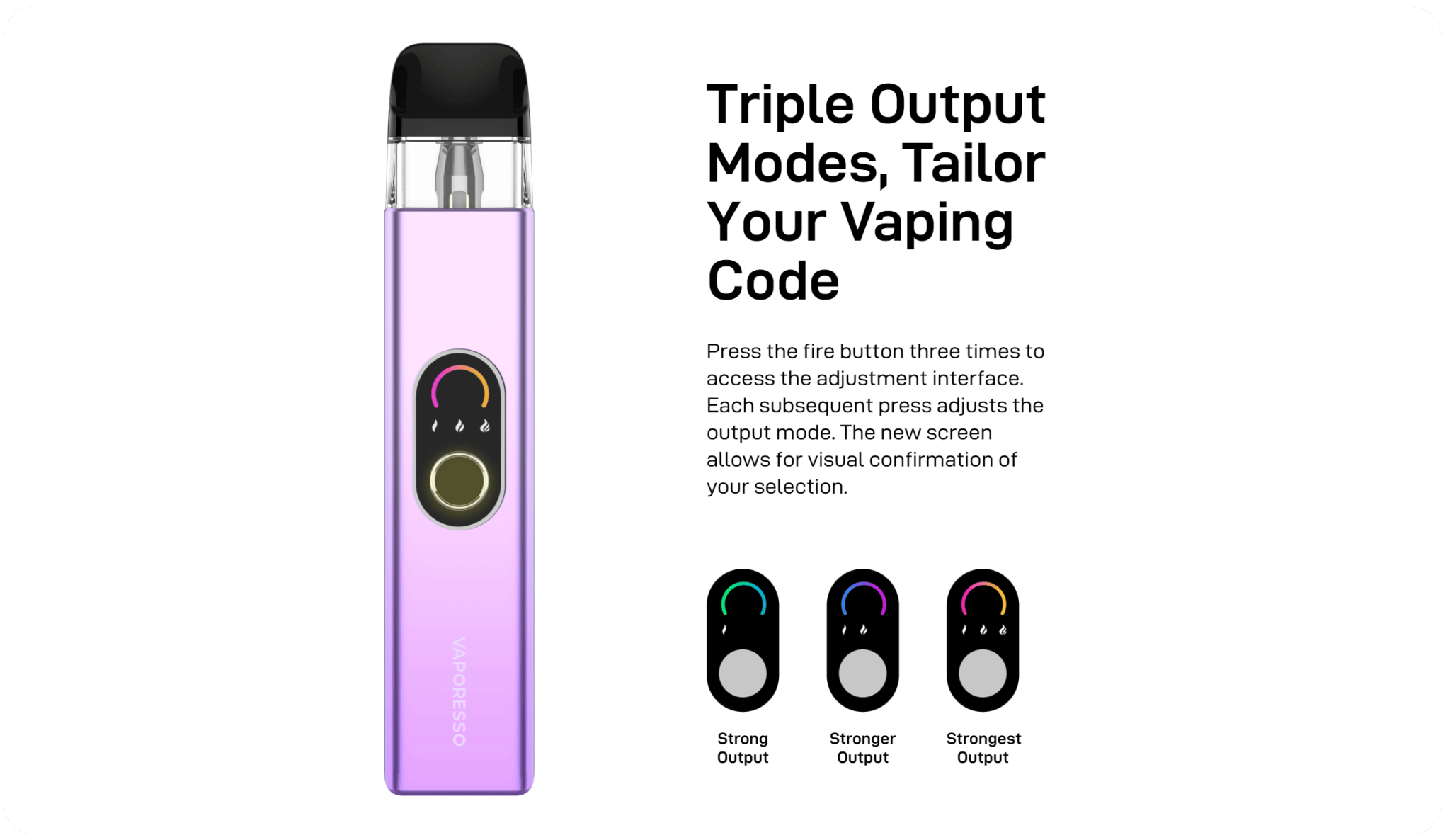 Vaporesso XROS 4 1000mAh Pod Kit Banner5