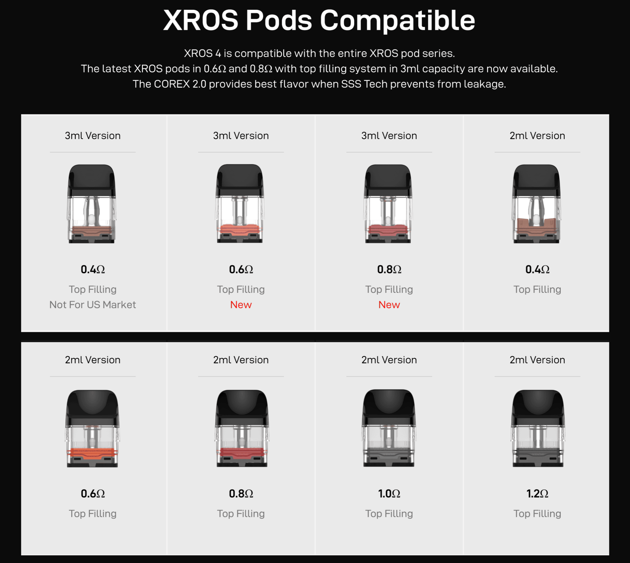 Vaporesso XROS 4 1000mAh Pod Kit Banner7