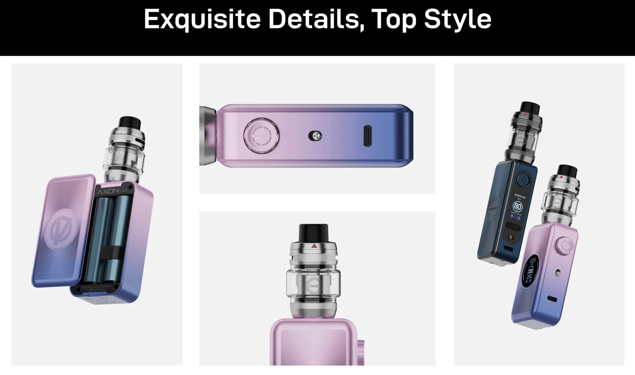Vaporesso Max Box Mod 220W 18650 Banner7