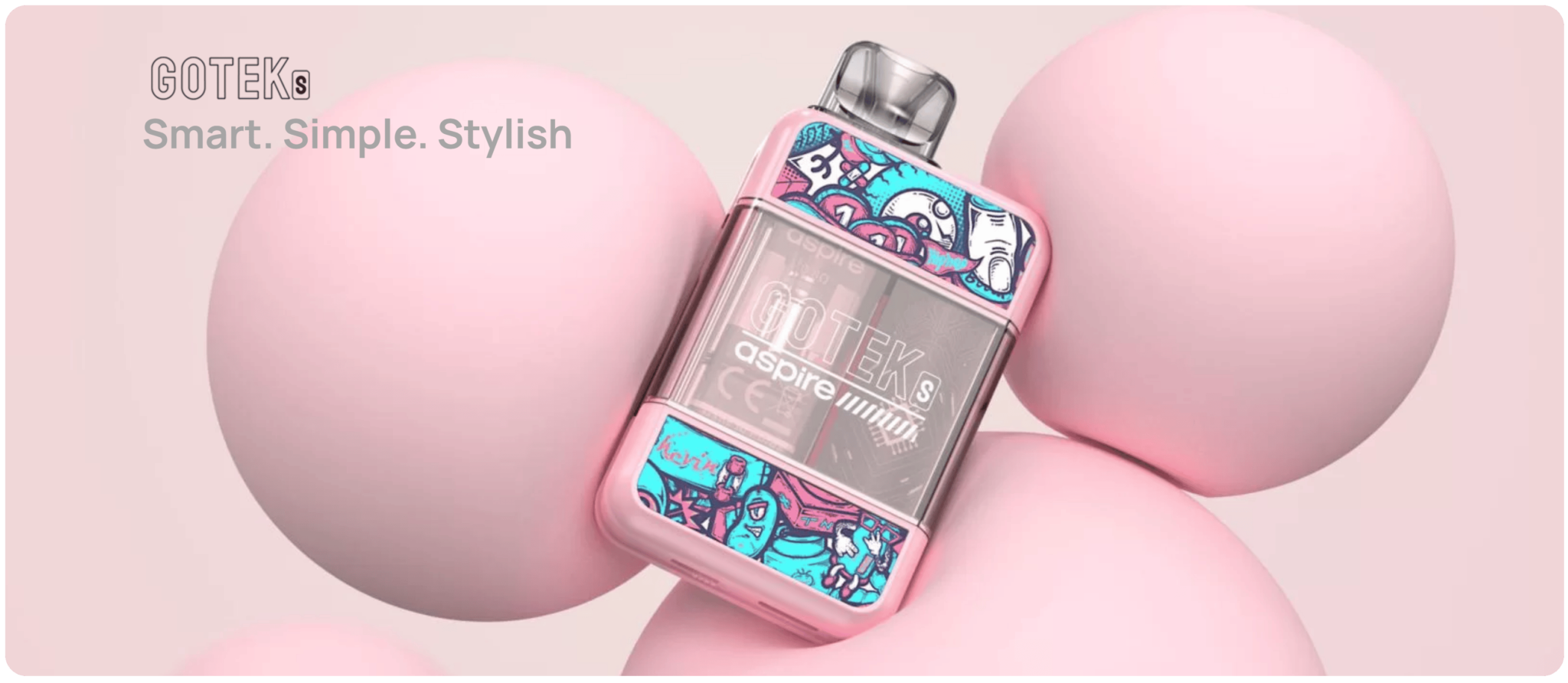 Aspire GoTek S 4.5ml Pod Vape Kit Banner1