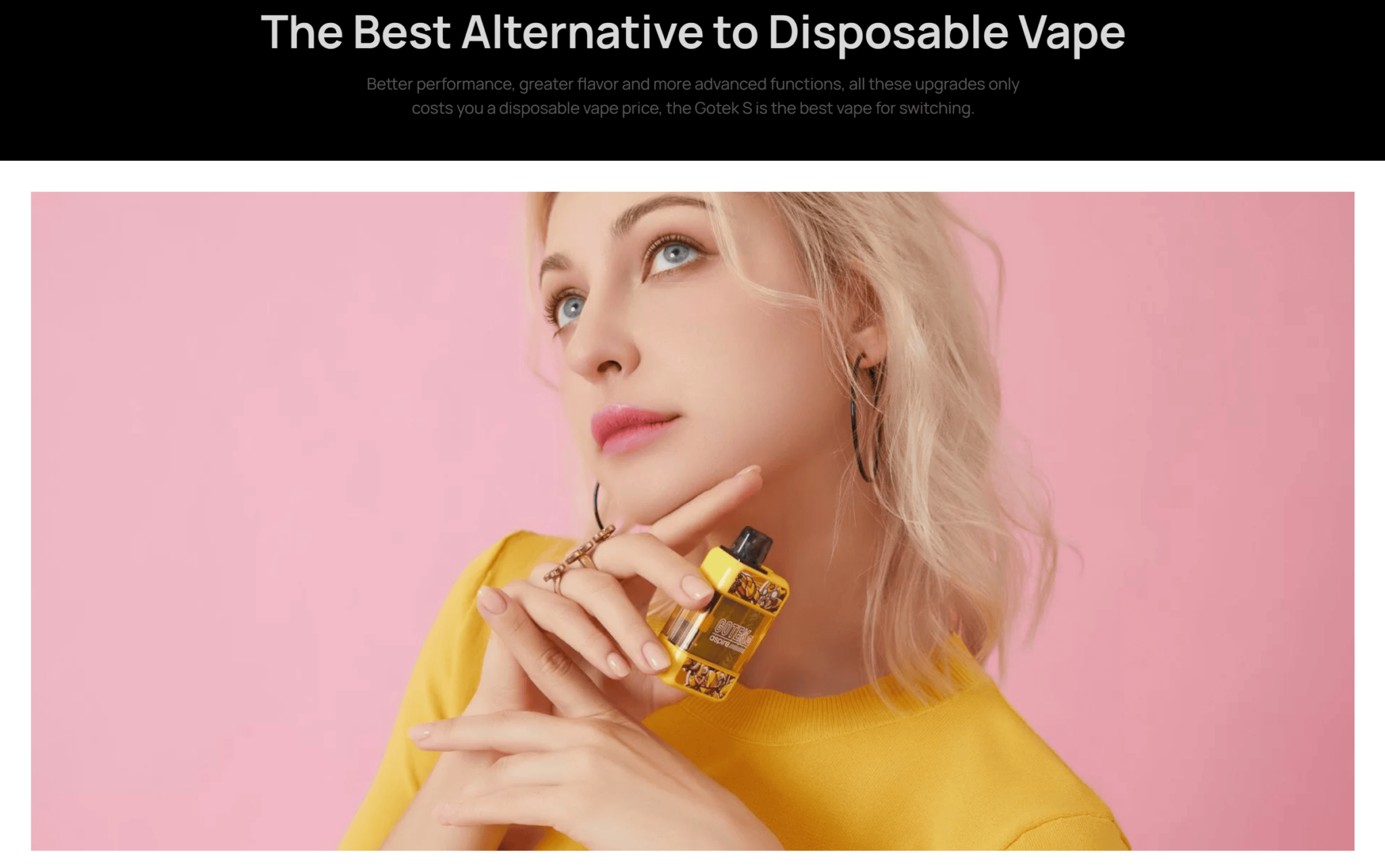 Aspire GoTek S 4.5ml Pod Vape Kit Banner3