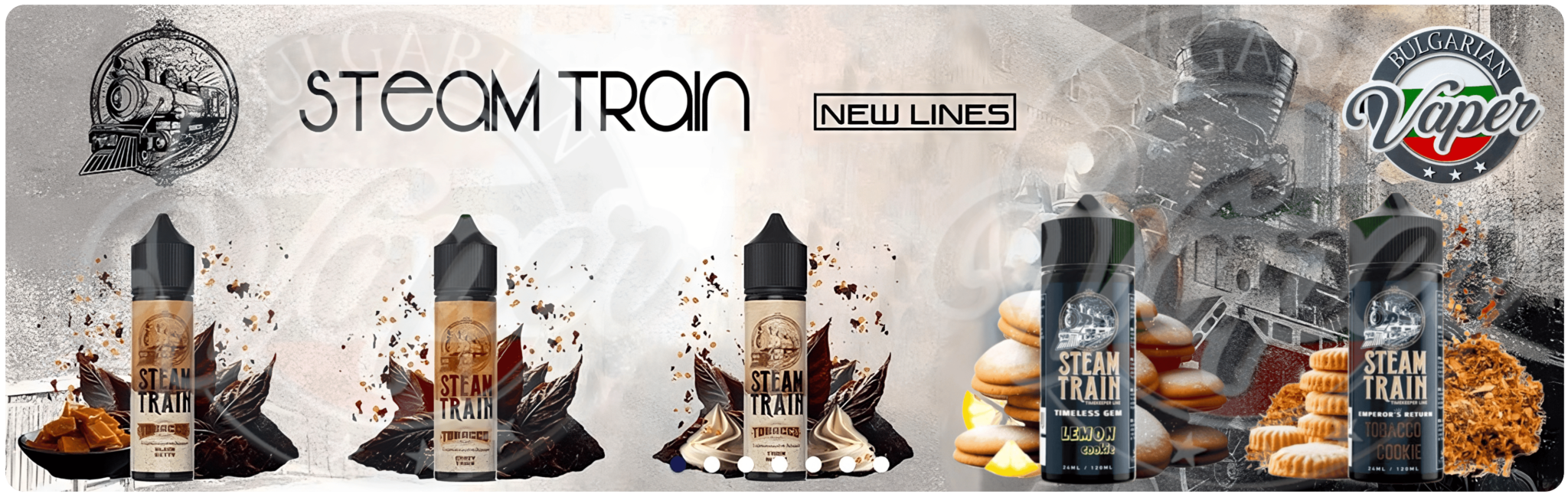 Tobacco Series by Steam Train Banner