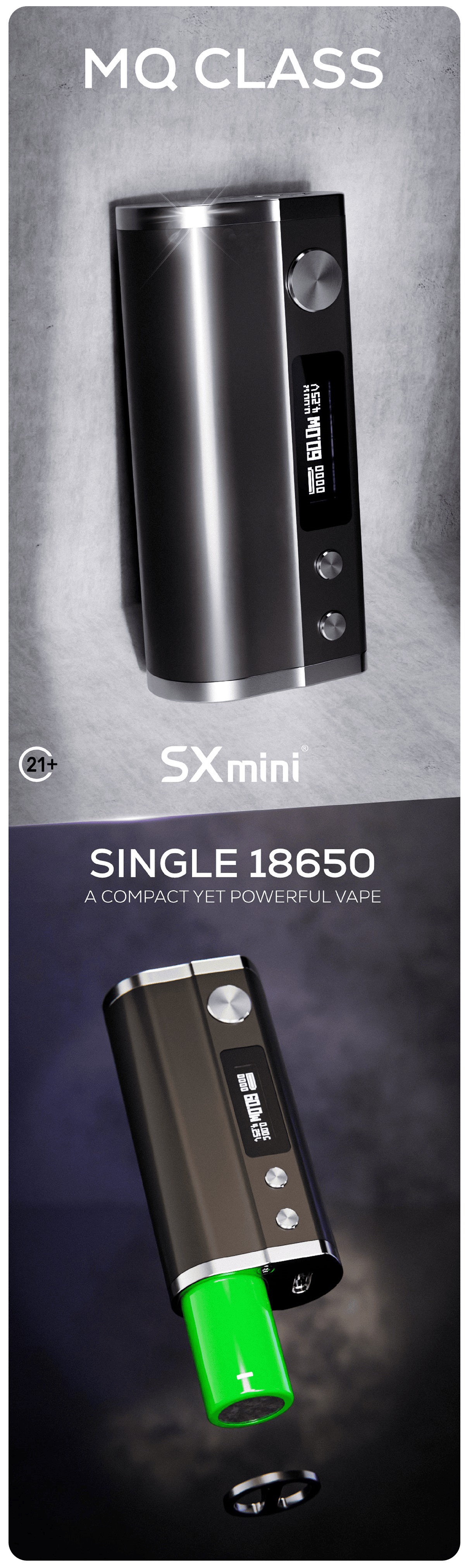 YiHi SXmini MQ Class 60W Box Mod Banner1