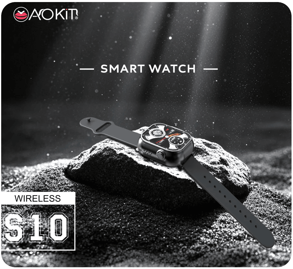 Aokit S10 Bluetooth Smart Watch Vape Kit Silver Banner2