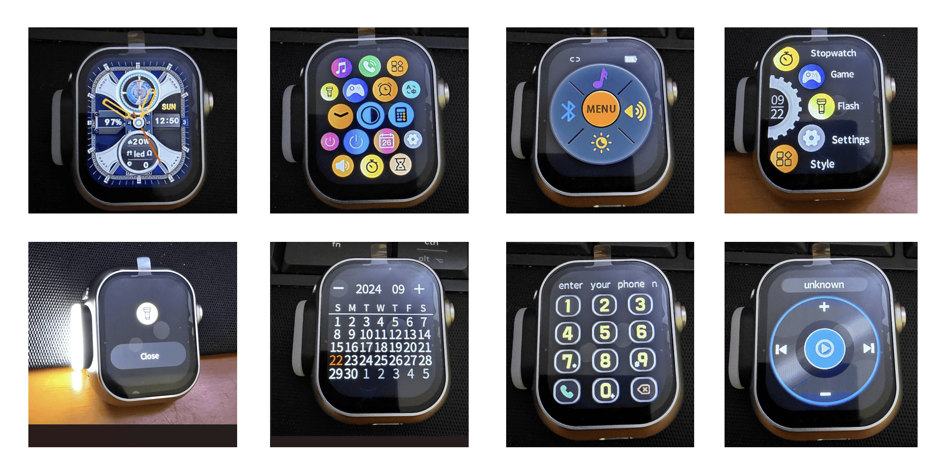 Aokit S10 Bluetooth Smart Watch Vape Kit Silver Banner3