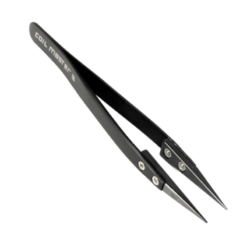 Ceramic Tweezers Full Black by Coil Master