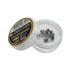 E-Cig Power Ni80 Dual Core Fused Clapton MTL Coils Single ~1.0Ω Dual ~0.5Ω 10pcs