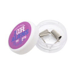 High End 2 Core Aliens Ø3.0mm Single ~0.66Ω Dual ~0.33Ω Ni80 2pcs Coils by Scott