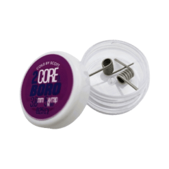 High End 2 Core Boro Alien Ø3.0mm Single ~0.25Ω Ni80 2pcs Coils by Scott