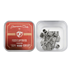 Fumytech Ni80 Fused Clapton RDL Coils 5 Warps Ø3.0mm Single 0.50Ω Dual 0.25Ω 10pcs