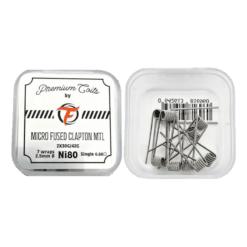 Fumytech Ni80 Micro Fused Clapton MTL Coils 7 Warps Ø2.5mm Single 0.88Ω 10pcs