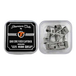 Fumytech Ni80 Quad Core Fused Clapton DL Coils 5 Warps Ø3.0mm Single 0.20Ω Dual 0.10Ω 10pcs