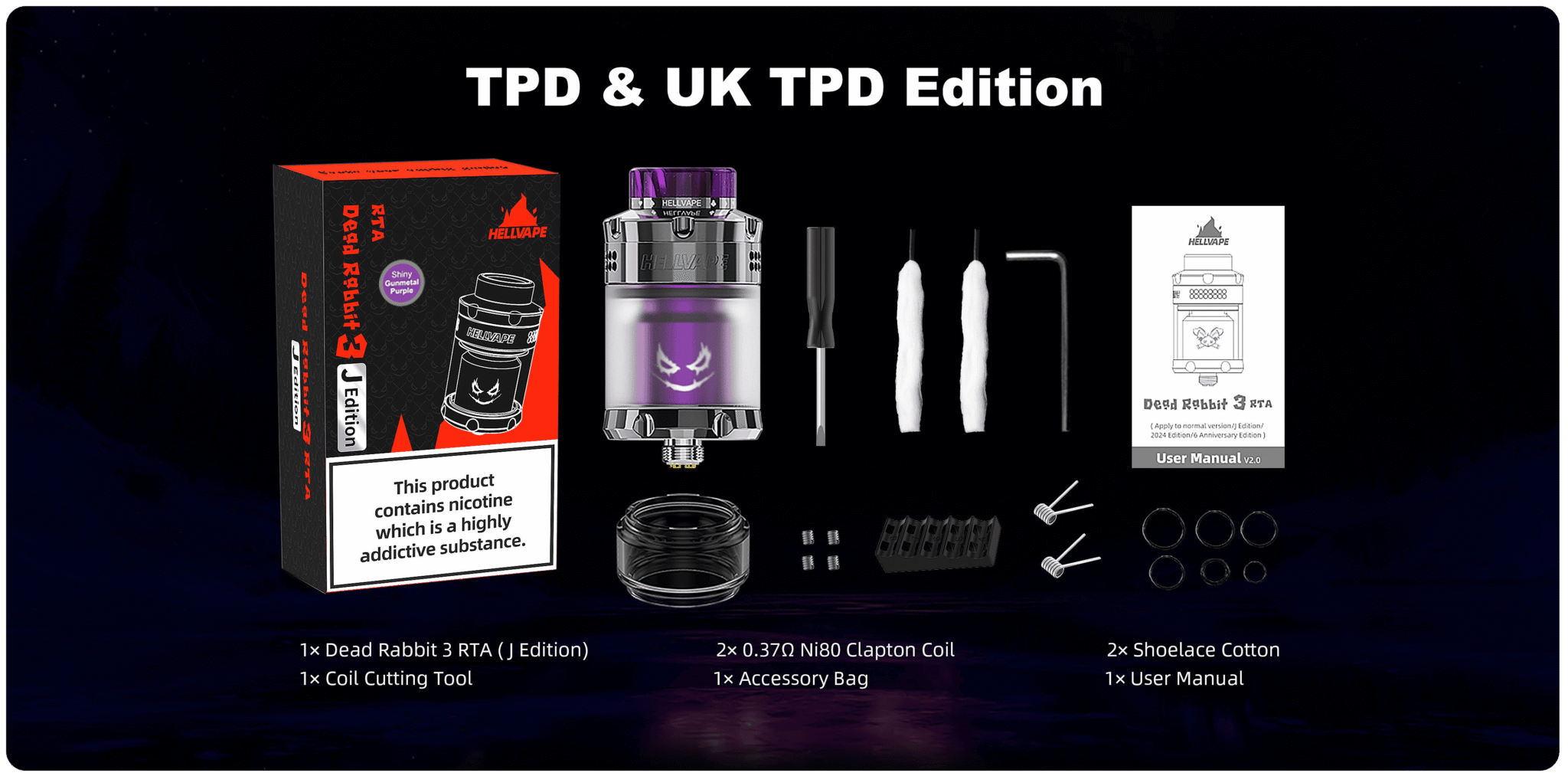 Hellvape Dead Rabbit v3 RTA 5.5ml J Edition 2025 Banner 7
