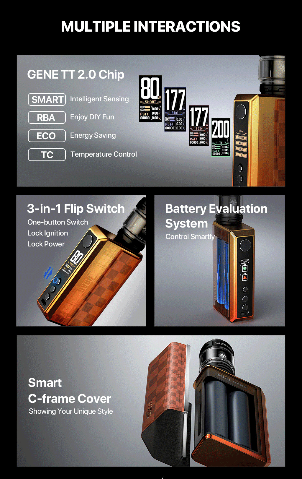 VooPoo Drag 5 Box Mod 177W 2*18650 Banner2