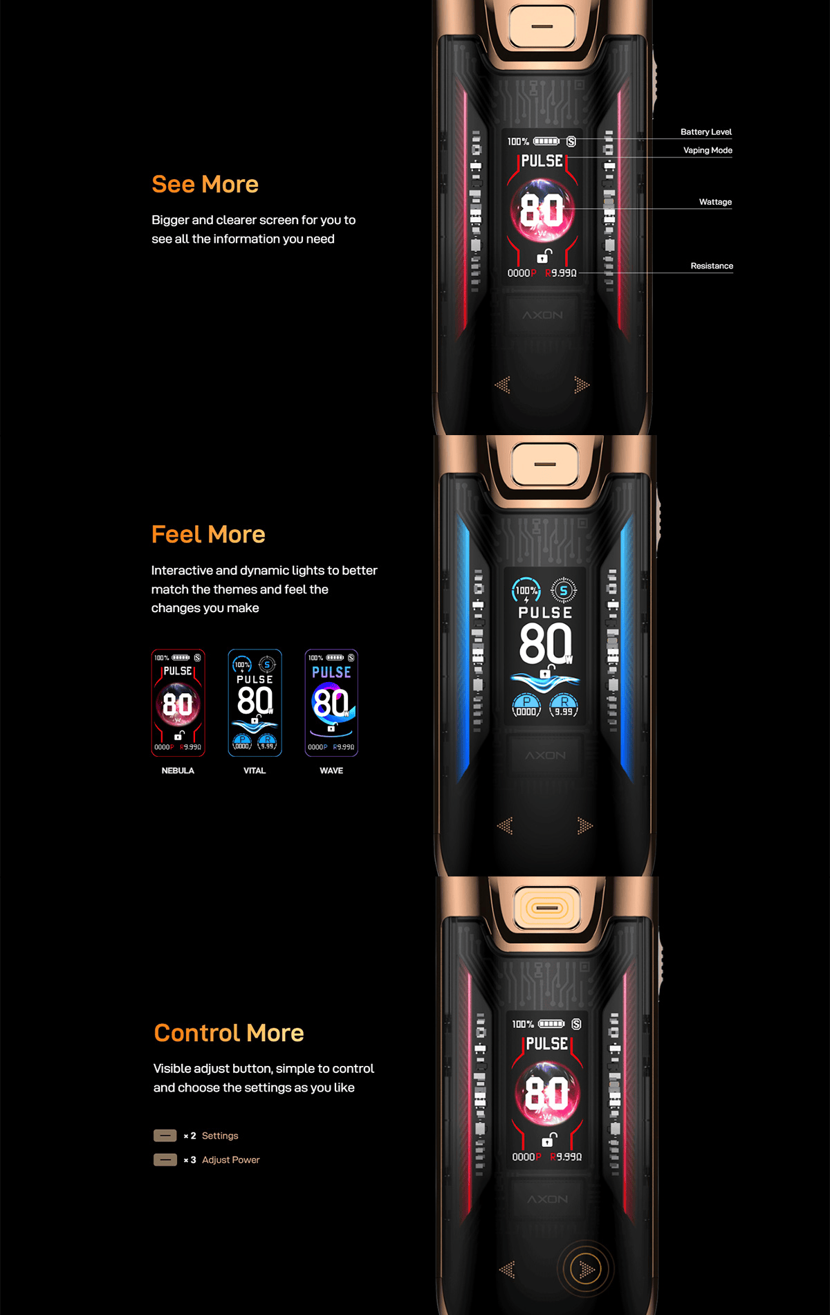Vaporesso LUXE XR Max 2 Pod Mod Kit 5ml 80W 3200mAh Banner5