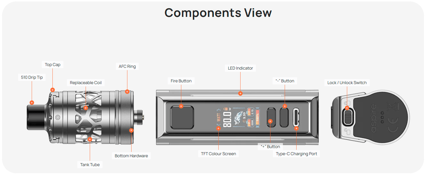 Aspire Zelos M80 Kit 4ml 2600mAh Banner2