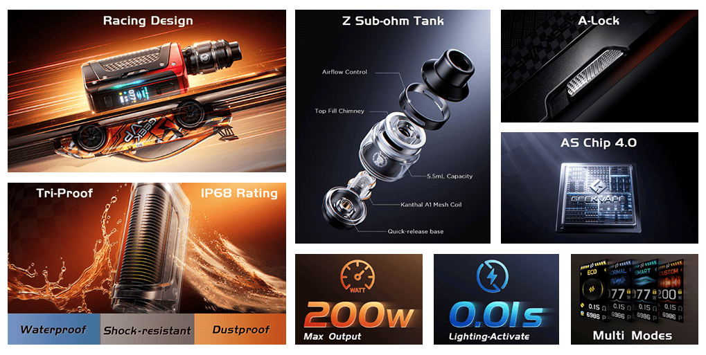 Geekvape Aegis Legend 5 200W 2x18650 Box Mod Banner2