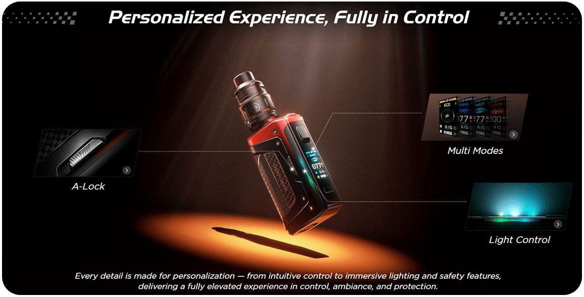 Geekvape Aegis Legend 5 200W 2x18650 Box Mod Banner7