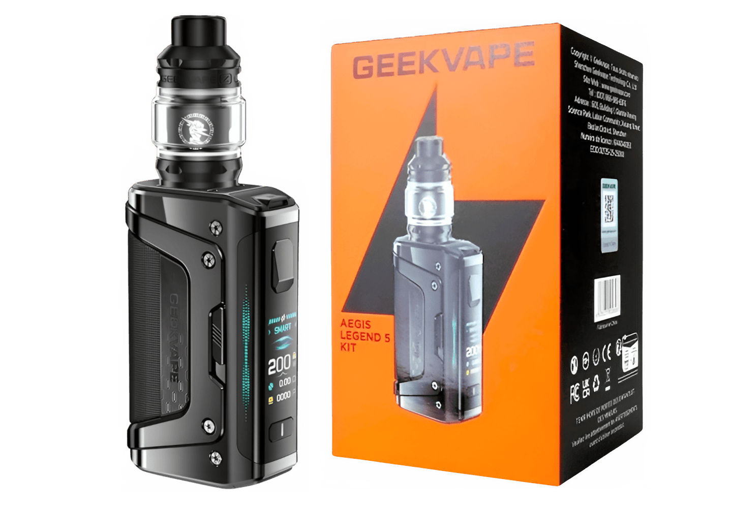 Geekvape Aegis Legend 5 200W 2x18650 Box Mod Banner9